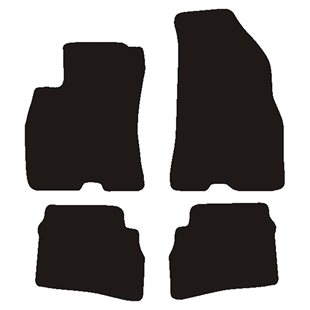 Velour måtter Fiat Doblo 2010-2015 hel bagmåtte