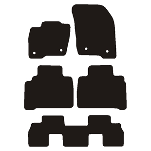 Velour måtter Ford Galaxy 2010-