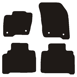 Velour måtter Ford S-MAX 7P 08/2015-