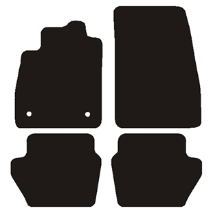 Velour måtter Ford Fiesta ST/ST2 2017-