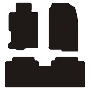 Velour måtter Honda Civic 5drs 2001-2006