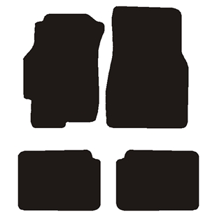 Velour måtter Honda Civic 1,5 4d Sedan 1996-