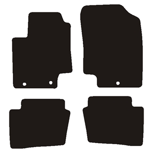 Velour måtter Hyundai i20 2008-2014