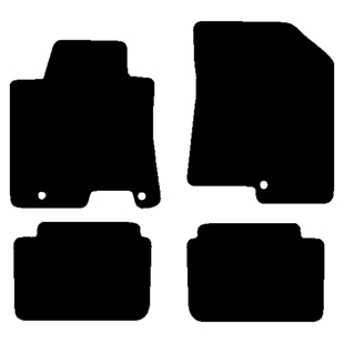 Velour måtter Hyundai i30 2012-2017