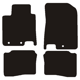 Velour måtter Hyundai i20 2015-