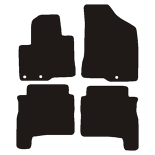 Velour måtter Hyundai Santa Fe 2012-2016