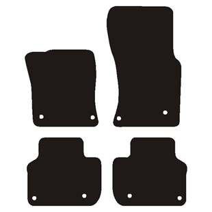 Velour måtter Jaguar XF stc 2017-