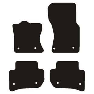 Velour måtter Jaguar F-Pace SUV 04/2016-