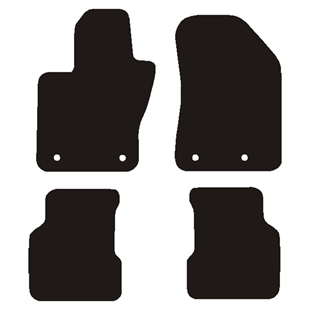 Velour måtter Jeep Compas (Mp) 2017-