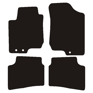 Velour måtter Kia Cee'd 2010-07/2012