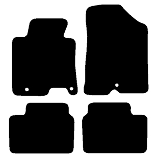 Velour måtter Kia Cee'd 08/2012-