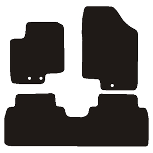 Velour måtter Kia Venga 2009-