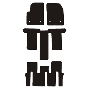 Velour måtter Maxus MIFA 9 2023- 1.+2. rk bagmåtter