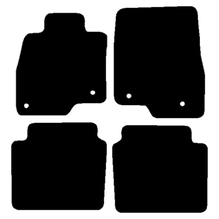 Velour måtter Mazda 6 4/5d 2012-