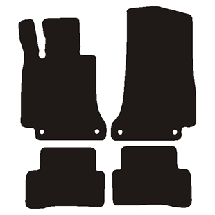Velour måtter Mercedes C-klasse w205 2014-2021