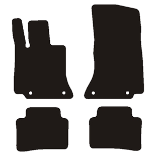 Velourmåtter Mercedes C-Class W206 2021- 4 pers.