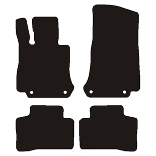 Velour måtter Mercedes GLC C253,SUV coupé 2016-2023