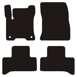 Velour Måtter Mercedes EQA (H243) 2021-