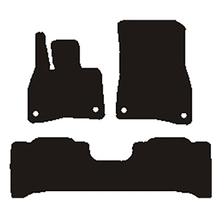 Velour Måtter Mercedes EQE SUV (X294) 2023-