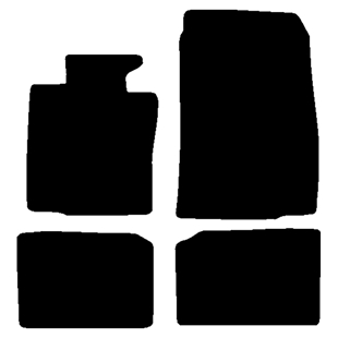 Velour måtter Mini Countryman 2010-