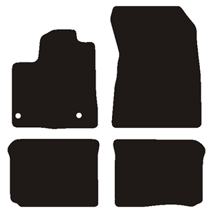 Velour Måtter Mitsubishi Outlander IV PHEV 2025-