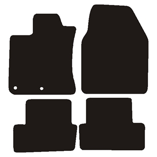 Velour måtter Nissan Qashqai 2007-
