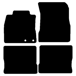 Velour måtter Nissan Note 11/2013-