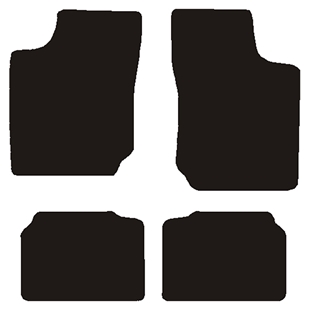 Velour måtter Opel Corsa B 1993-2000