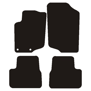 Velour måtter Peugeot 207 2006-2012