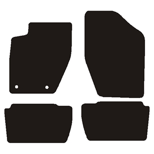 Velour måtter Peugeot 307 2001-