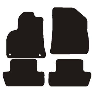 Velour måtter Peugeot 3008 2009-