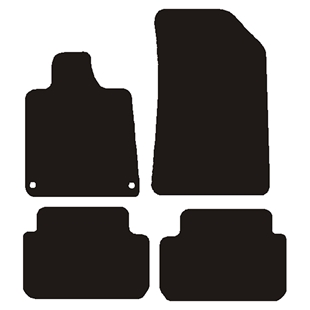 Velour måtter Peugeot 407 2004-2011