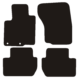 Velour måtter Peugeot 4007 2008-