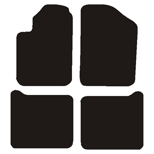 Velour måtter Peugeot Partner 1997-2005