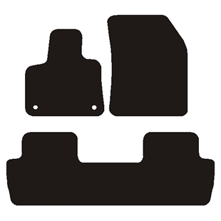 Velour måtter Peugeot 5008 06/2017-