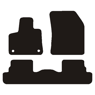 Velour Måtter Peugeot 3008 SUV Hybrid 2021 -