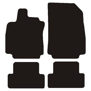 Velour måtter Renault Clio II 2002-2009