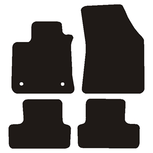 Velour måtter Renault Megane stc 2016-