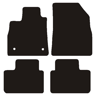 Velour måtter Renault Talisman 2016-