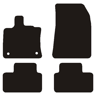 Velour måtter Renault Captur V 2019-, Hybrid 2020-