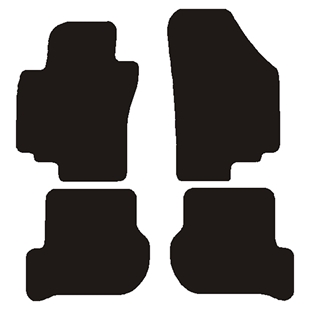 Velour måtter Seat Altea Type 5P fra 2004-2009