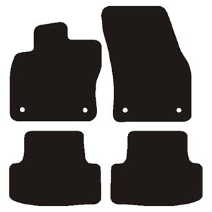 Velour måtter Seat Ateca 2016-