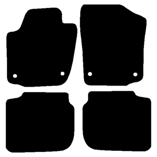 Velour måtter Seat Toledo type NH 2012-2018