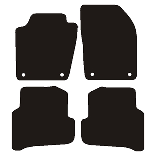 Velour måtter Skoda Fabia III 2015-2021