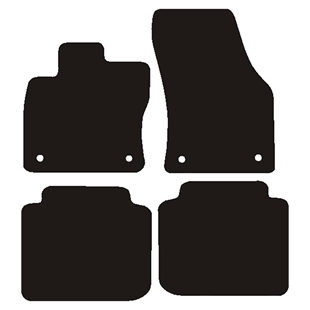 Velour måtter Skoda Kodiaq 2017-