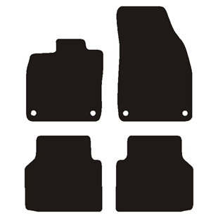 Velour Måtter Skoda Elroq 2025-