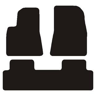 Velour måtter Tesla Model 3 07/2017-