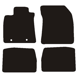 Velour måtter Toyota Avensis 2009-2011