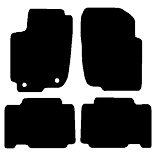 Velour måtter Toyota RAV4 2013-