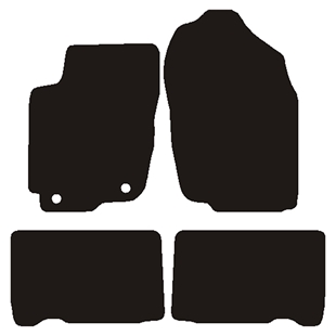 Velour måtter Toyota RAV4 Hybrid type XA40 11/2012-2018